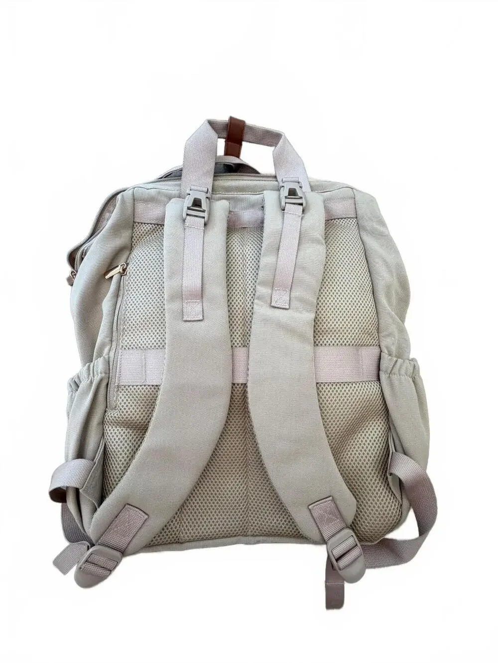 Mommore Diaper & Breast Pump Bag Backpack Beige